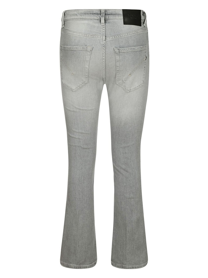 Dondup Mandy Flared Gray Cotton Jeans