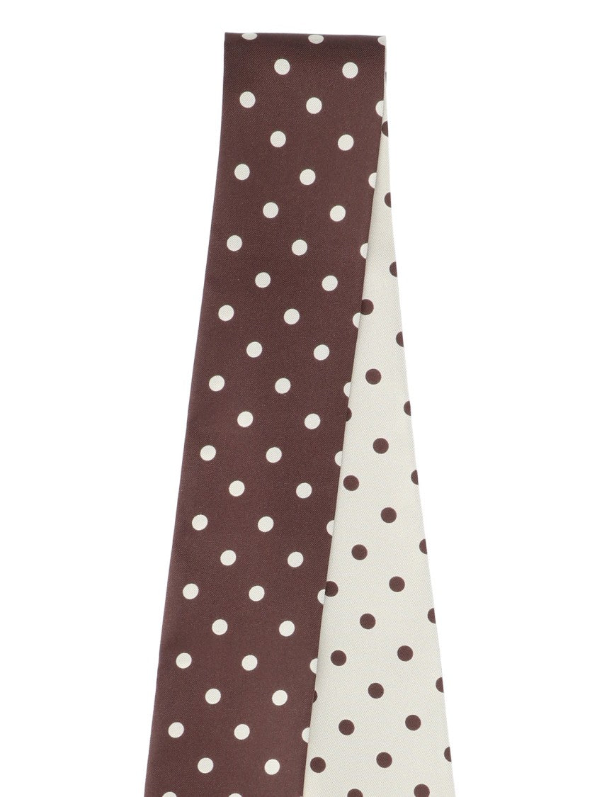 Valentino Garavani Silk Scarf – Brown
