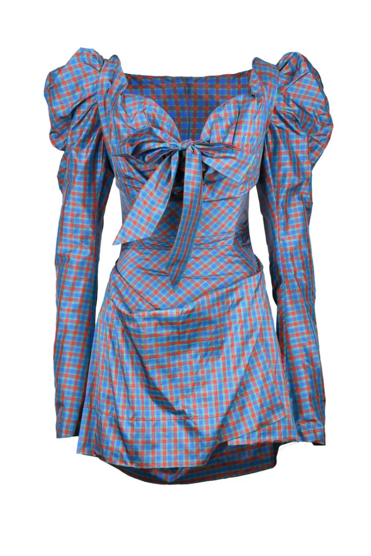Vivienne Westwood Iwona Dress - Blue/Green