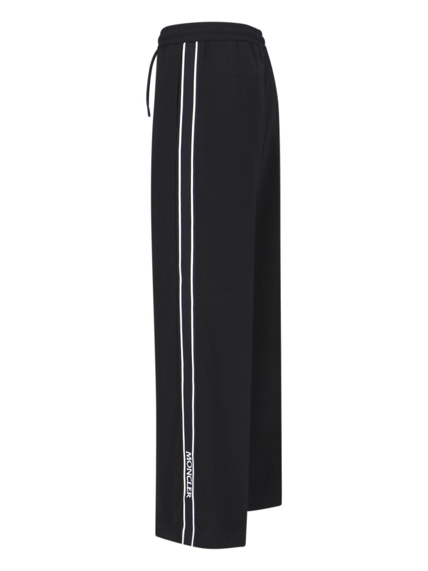 Moncler Logo Track Pants – Black
