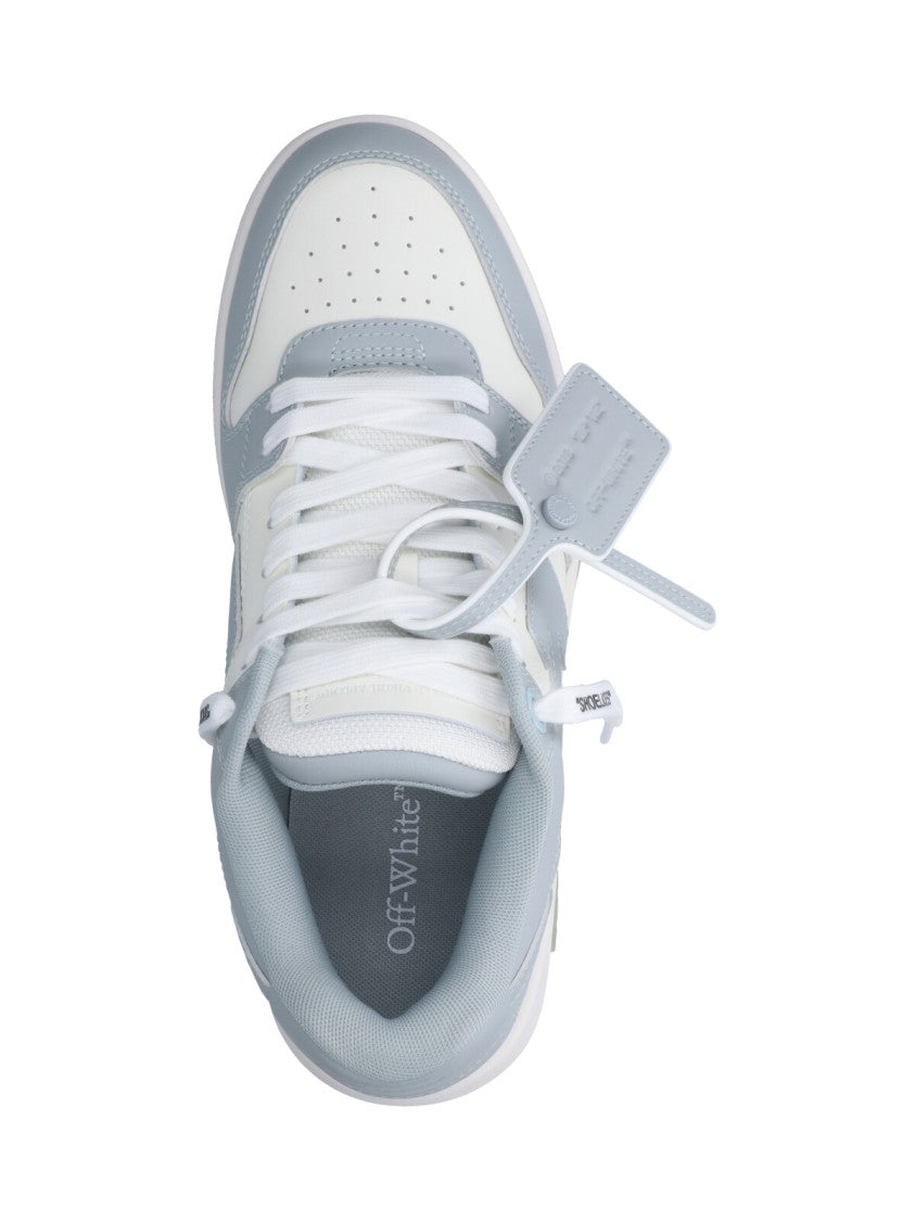 Off-White Low-Top White Sneakers With Minimalist Design