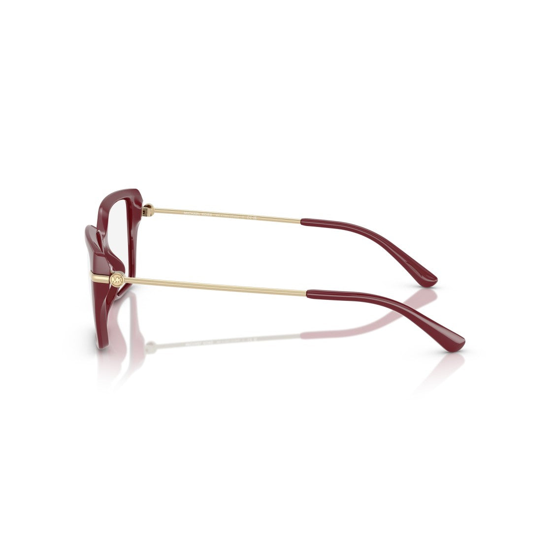 Michael Kors 0Mk4134u Bold Square Frame Eyeglasses With Gold-Toned Temples