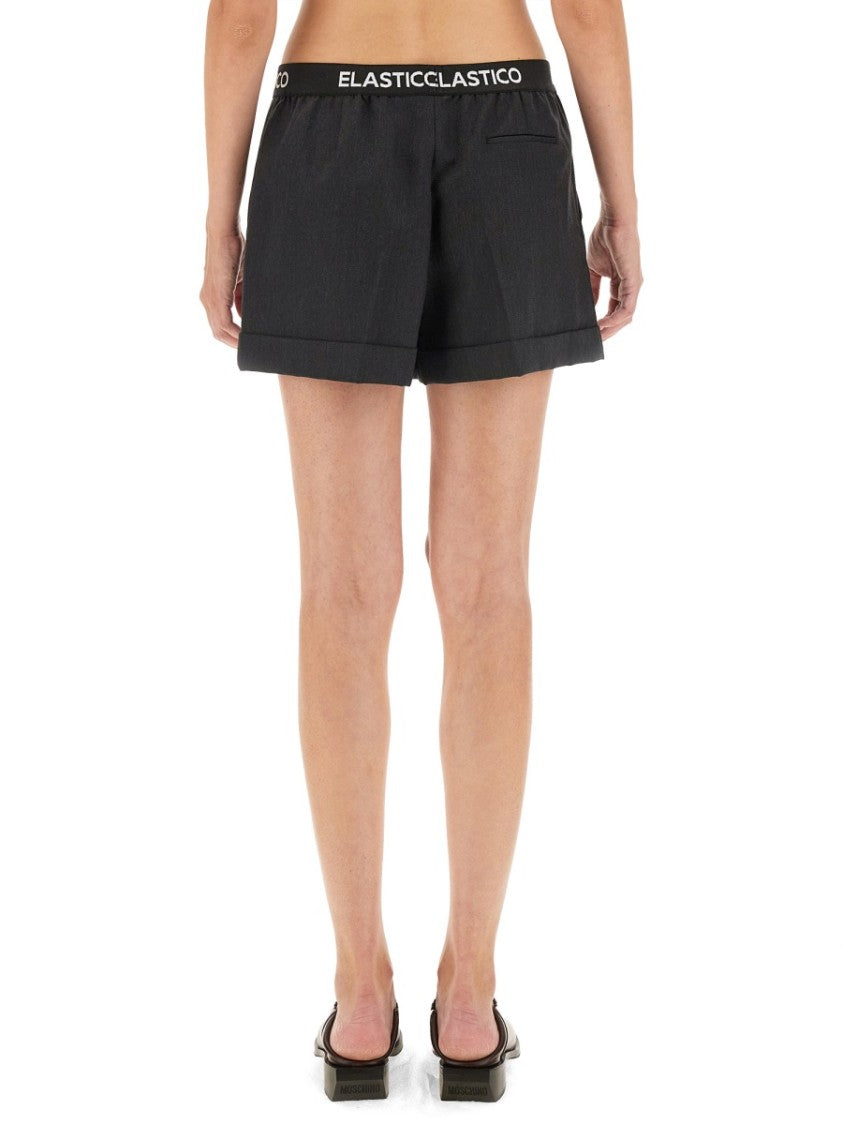 Moschino Tailored Grey Wool Shorts
