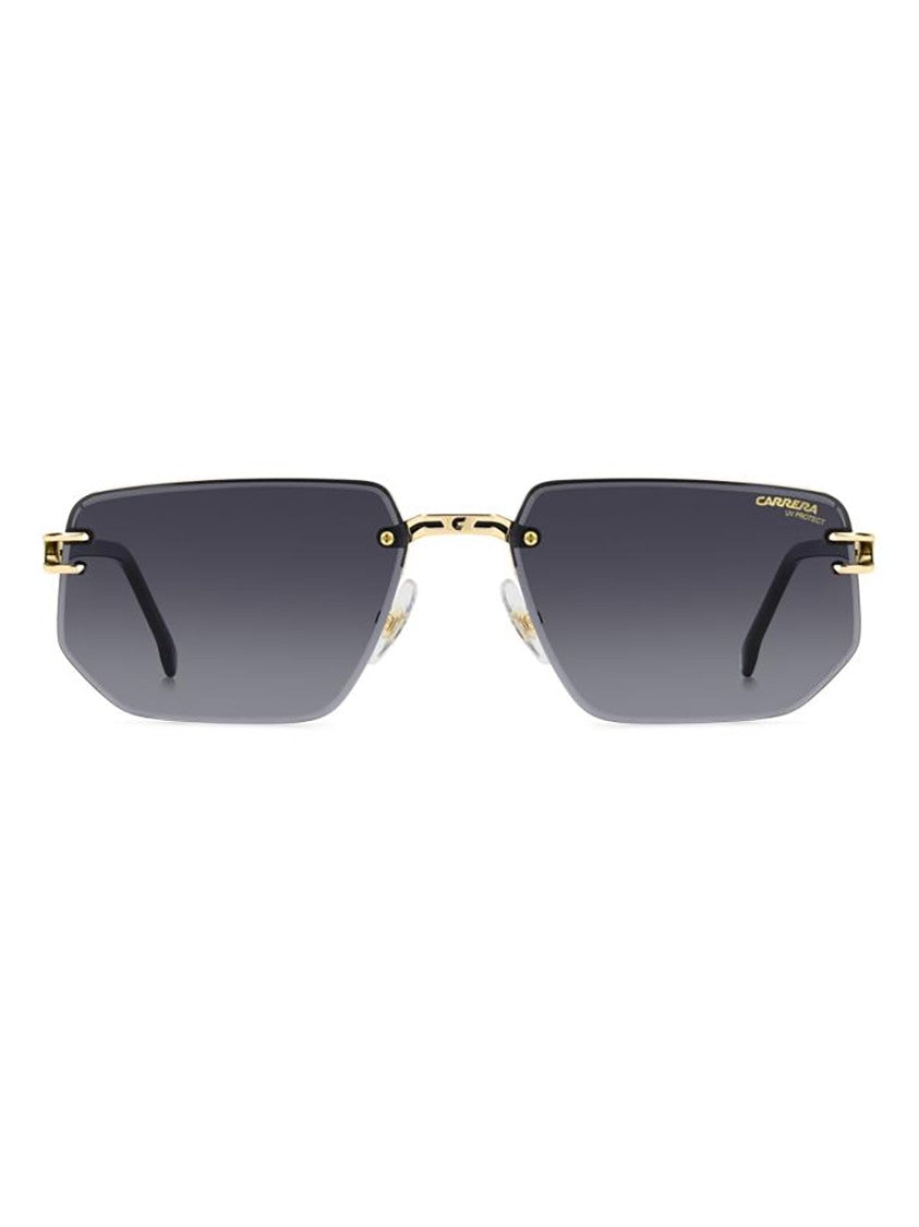 Carrera Geometric Frame Sunglasses With Lightweight Metal Accents