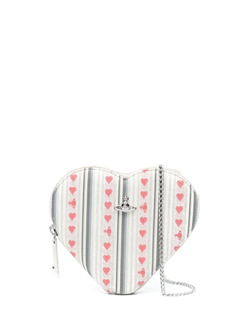 Vivienne Westwood Heart-Shaped Bag With Detachable Chain-Link Strap