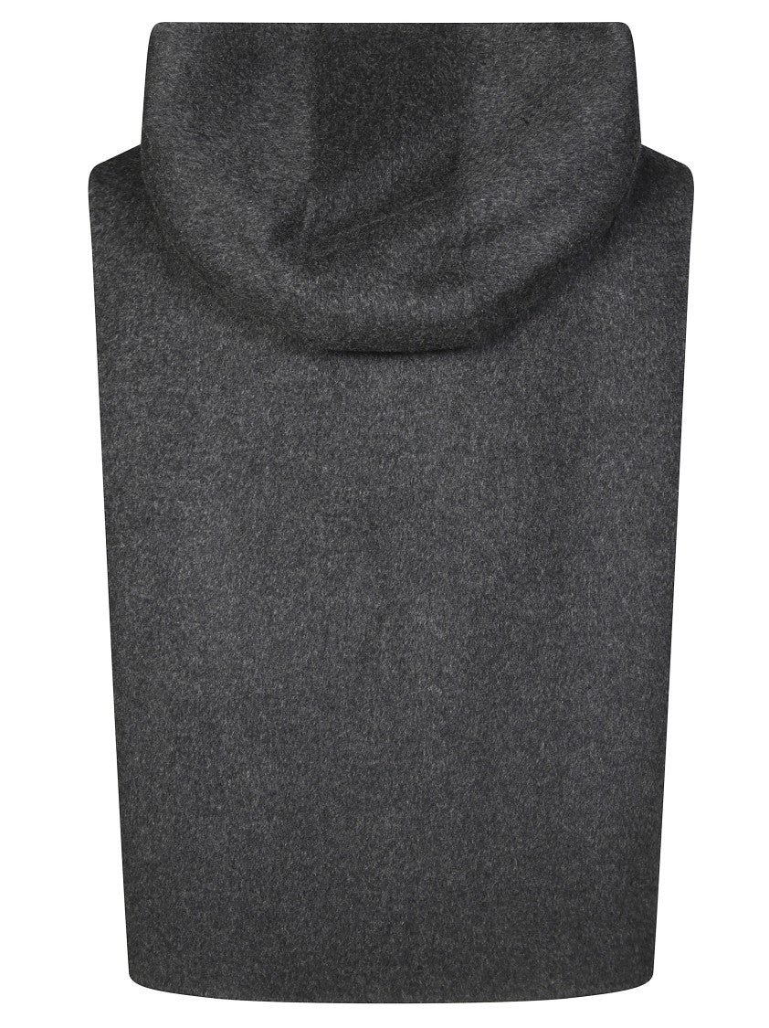 Parosh Textured Wool Gilet With Flap Pockets
