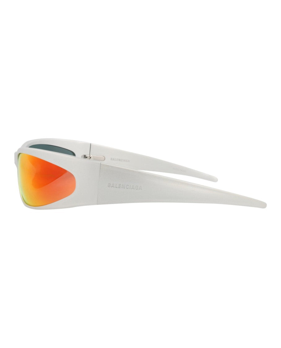Balenciaga Shield-Frame Alluminium Sunglasses
