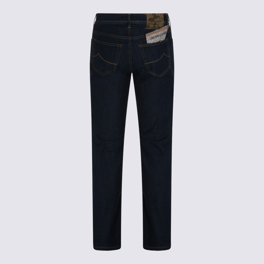 Jacob Cohen Straight-Leg Indigo Jeans With Signature Detailing