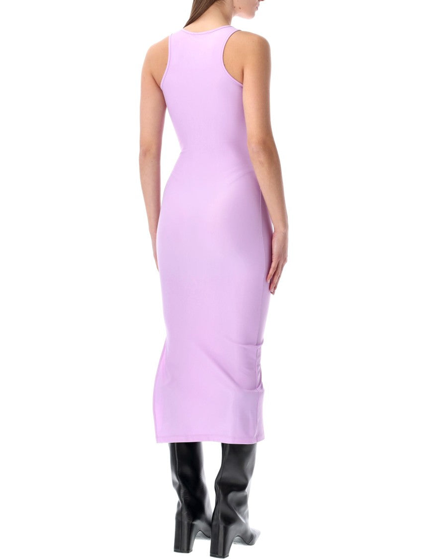 Coperni Purple Fitted Racer Tank Dress