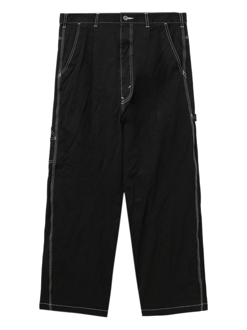Comme Des Garçons Black Wide-Leg Denim Jeans