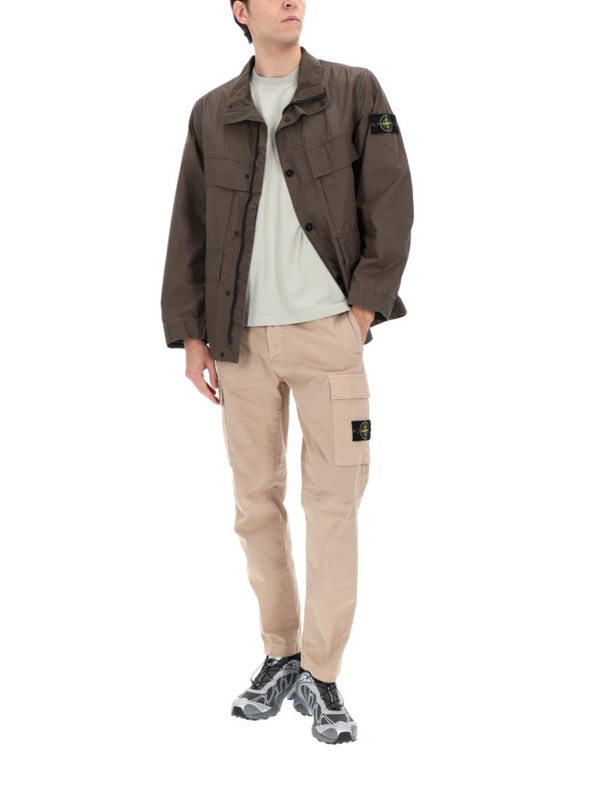 Stone Island Structured Utility Polyester-Blend Jacket