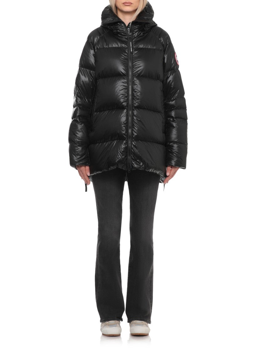 Canada Goose Padded And Quilted Black Down Jacket