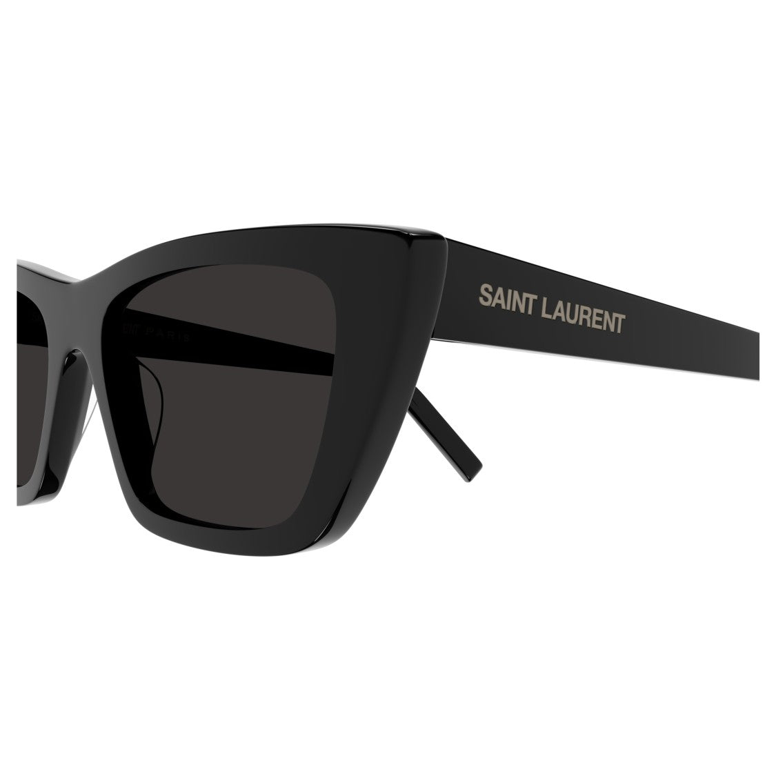 Saint Laurent Angular Cat-Eye Sunglasses In Recycled Acetate