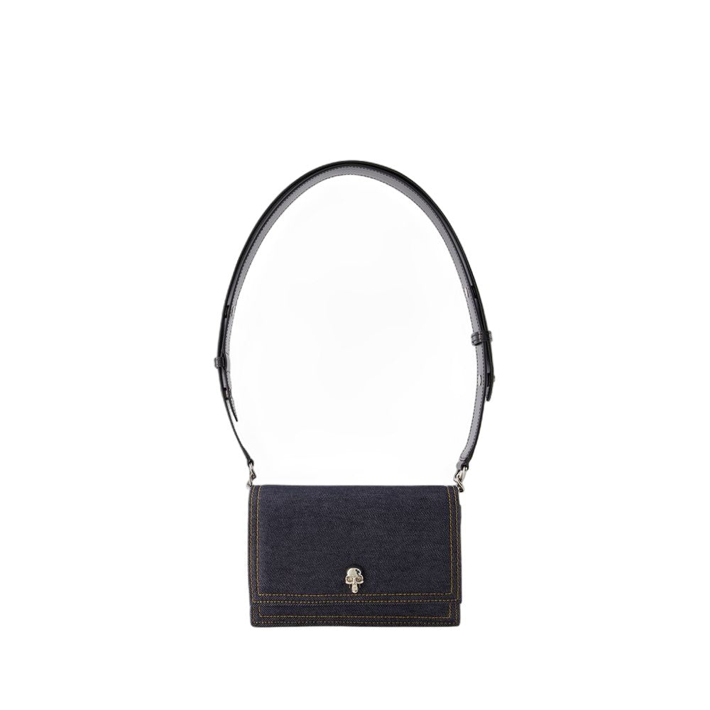 Alexander Mcqueen Small Skull Crossbody - Leather - Black