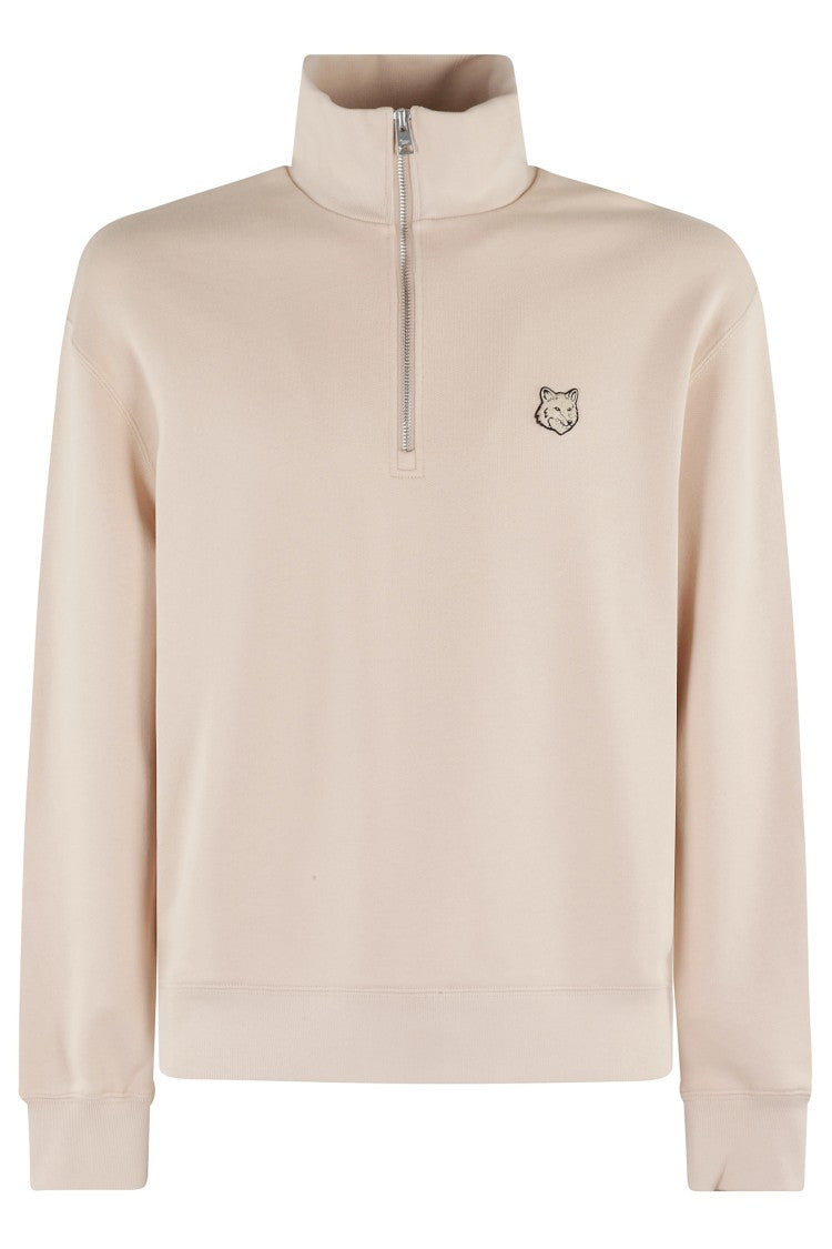 Maison Kitsuné Half Zipped Sweatshirt