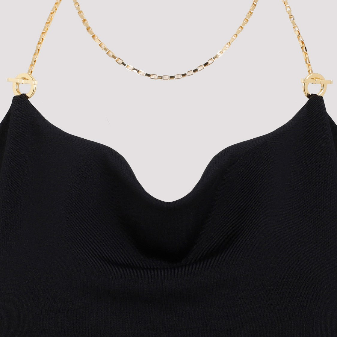 Bottega Veneta Viscose Black Midi Dress