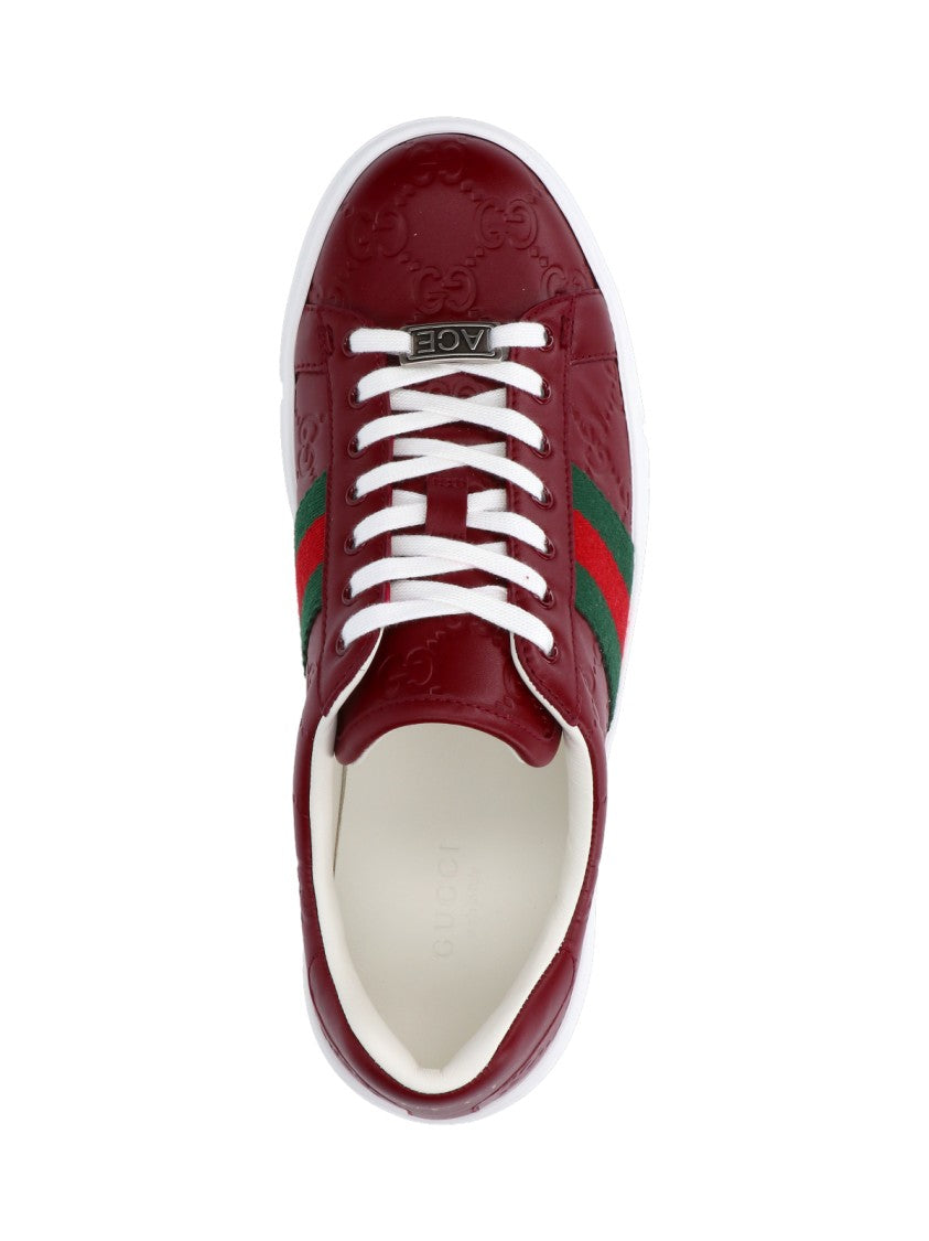 Gucci Ace' Sneakers – Red