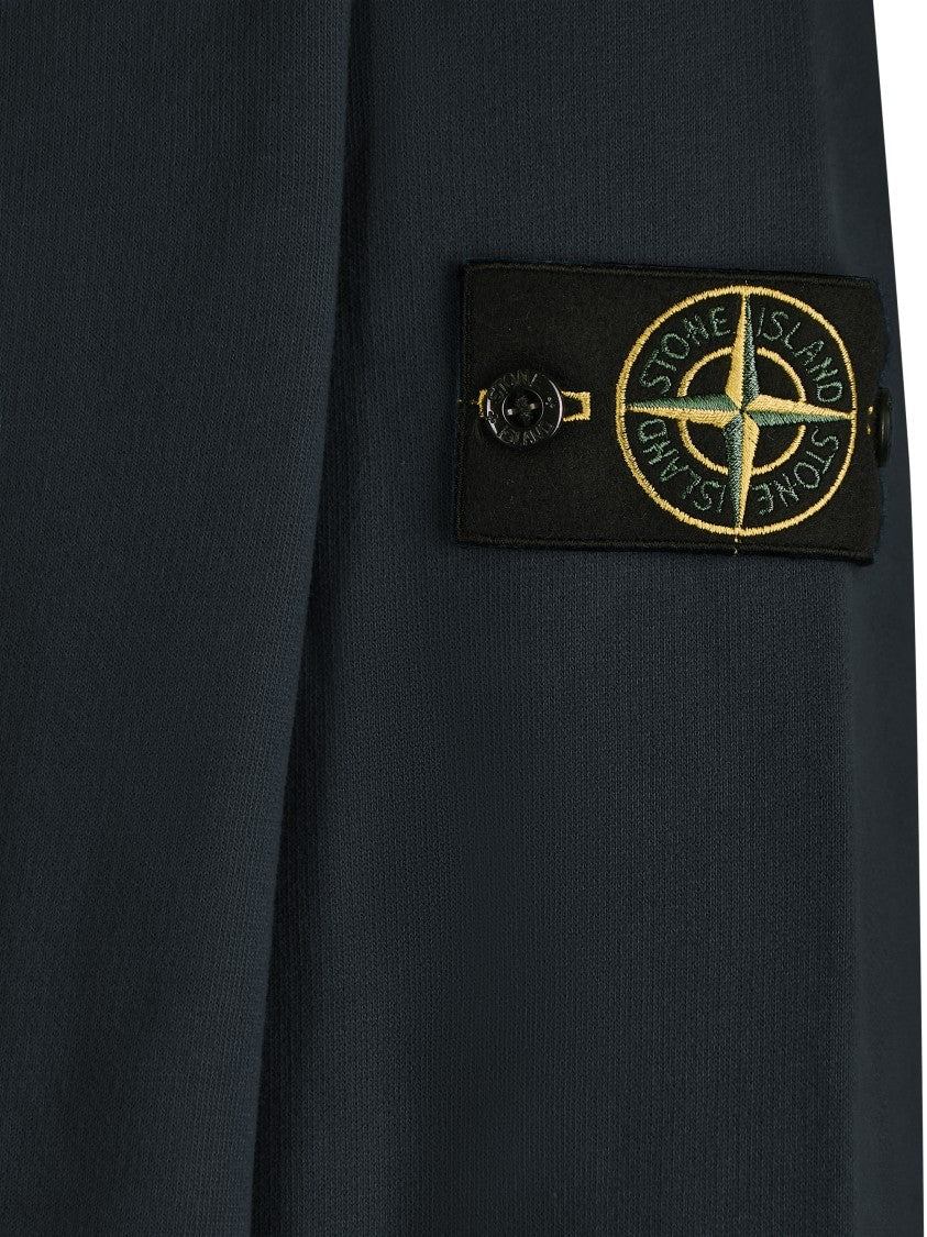 Stone Island Crew Neck Black Sweater