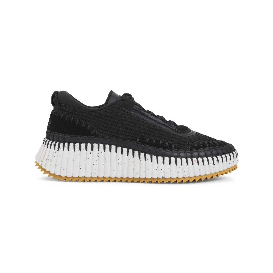 Chloé Black Nama Sneakers In Lower-Impact Mesh