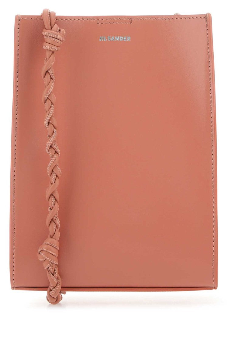 Jil Sander Pink Leather Small Tangle Shoulder Bag