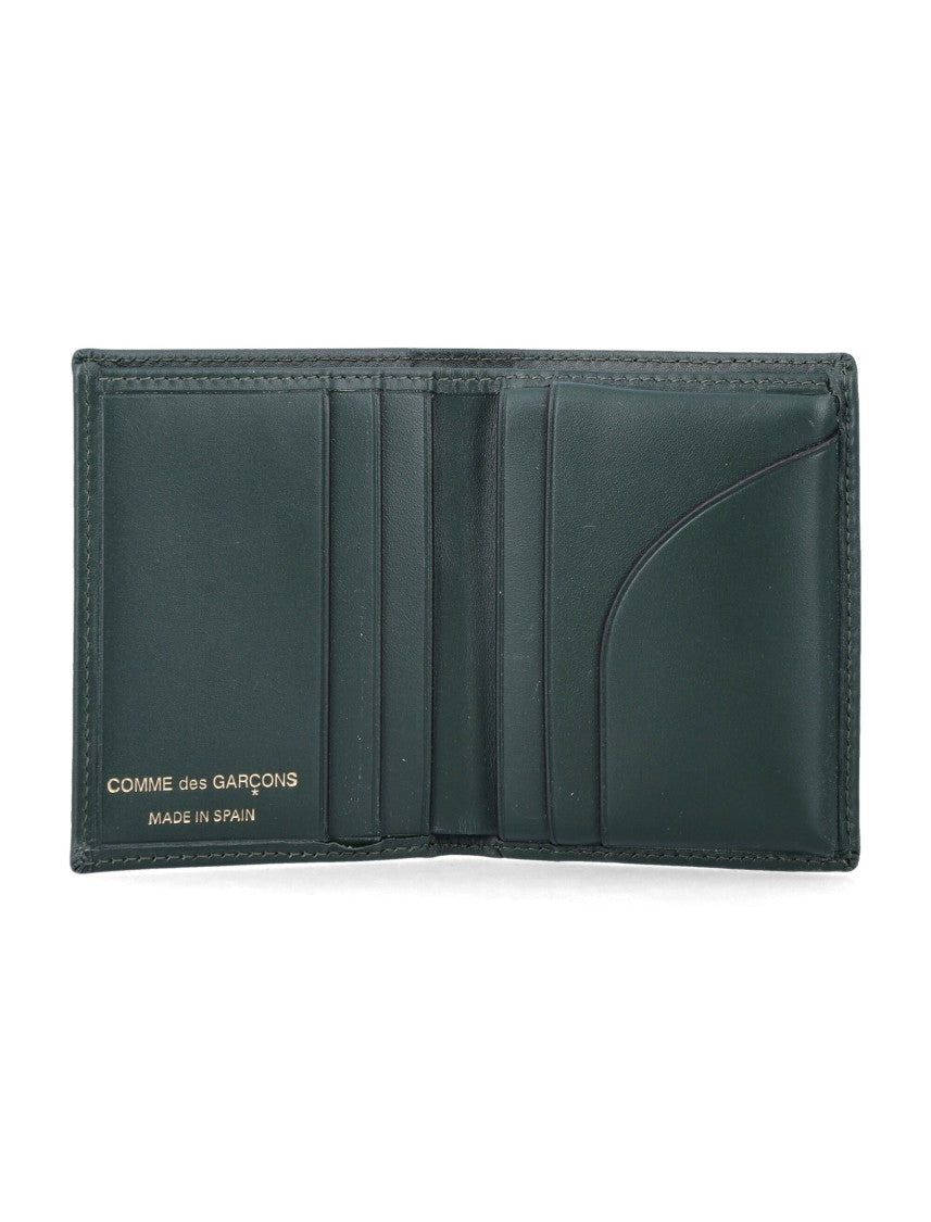 Comme Des Garçons Refined Bi-Fold Cardholder In Smooth Leather