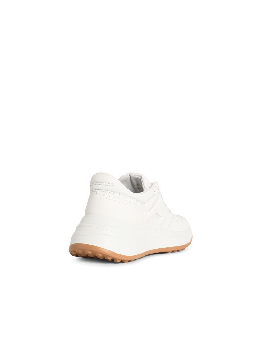 Hogan 'Hi-Fi' White Leather Sneakers