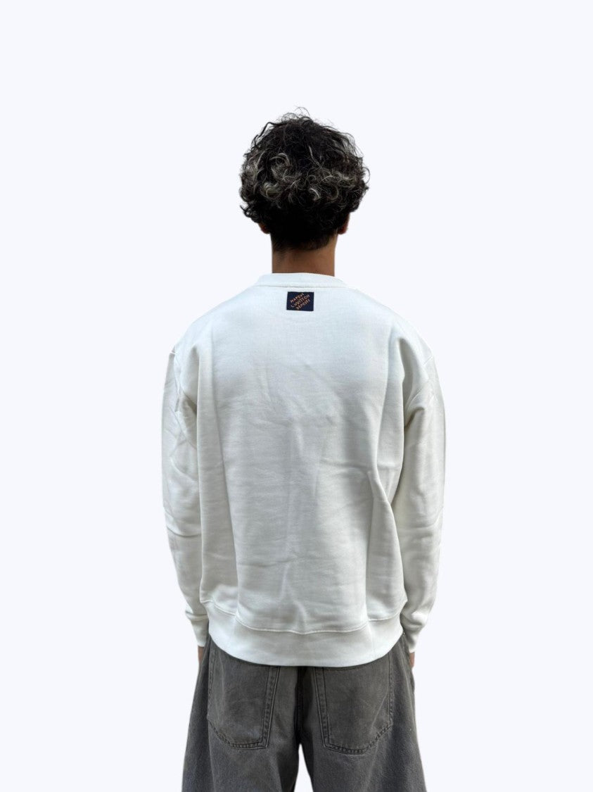Louis Vuitton Long-Sleeve Sweatshirt With Embossed Logo And