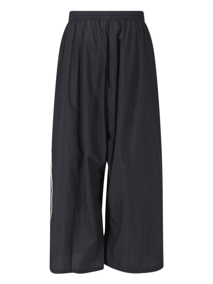 Y-3 Black Edge 3 Stripes Wide-Leg Trousers