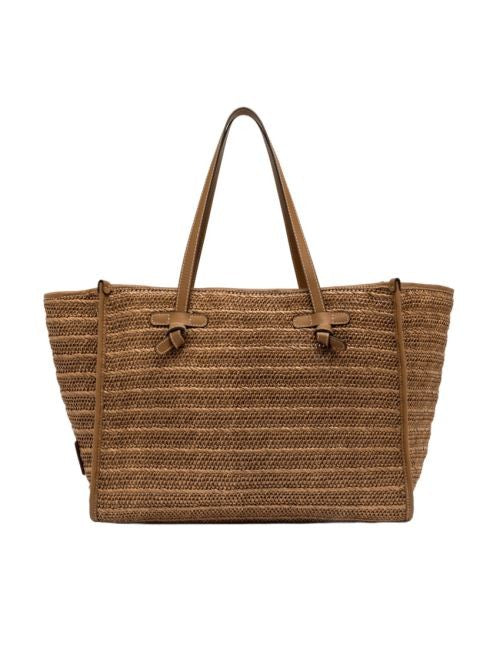 Marcella Straw Handbag With Internal Pouch