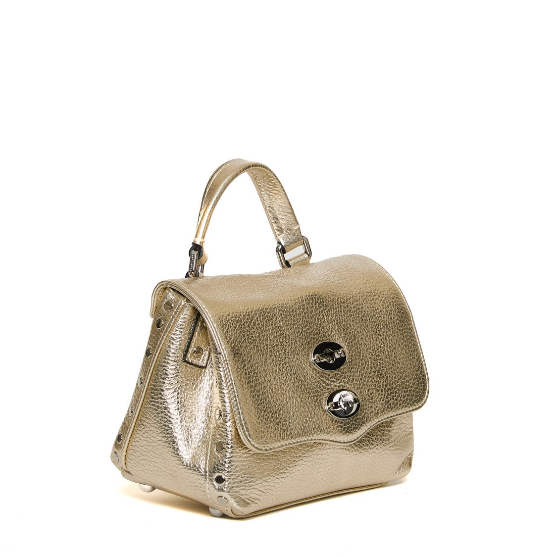 Zanellato Postina Baby Daily Metal Gold Handbag