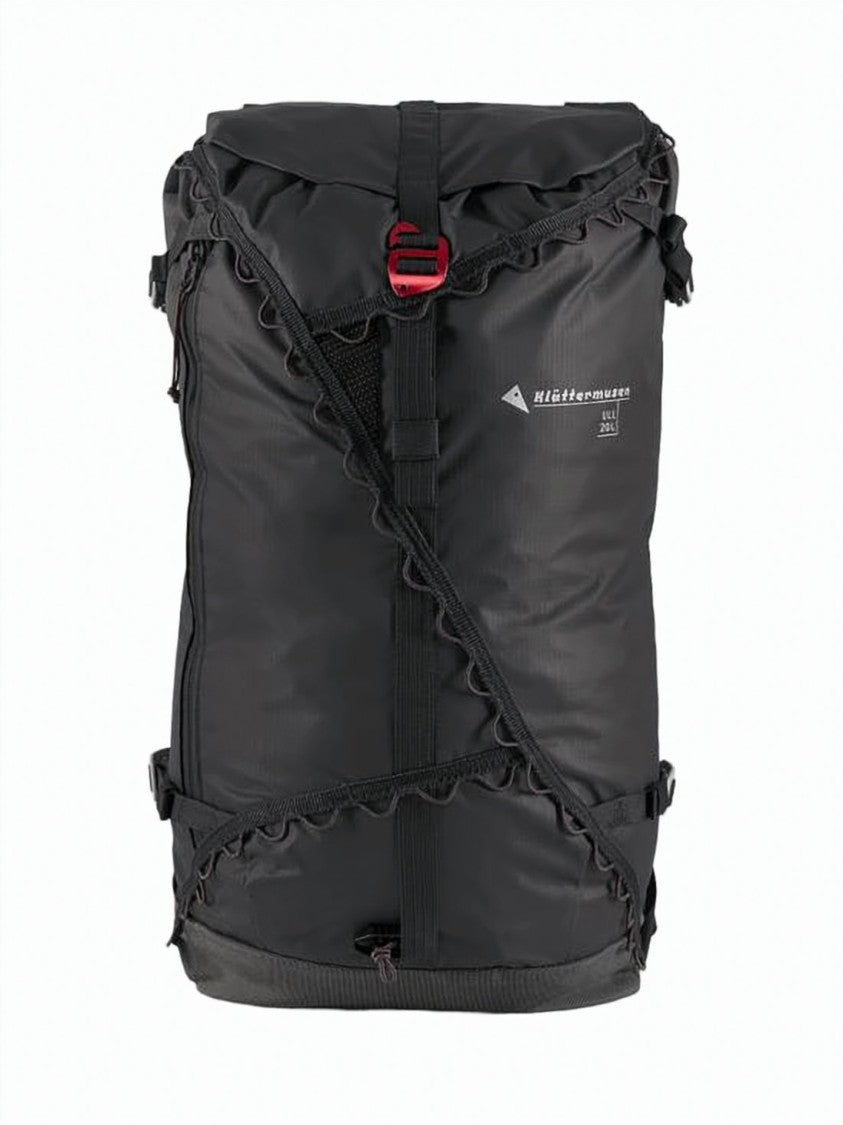 Klattermusen Structured Roll-Top Backpack With Adjustable Features And Elastic Cord Storage