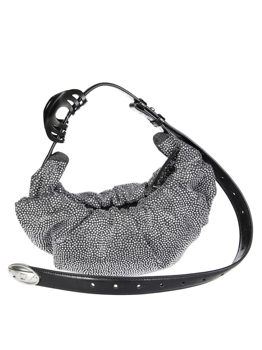 Diesel Ruched Shoulder Bag With Textured Body