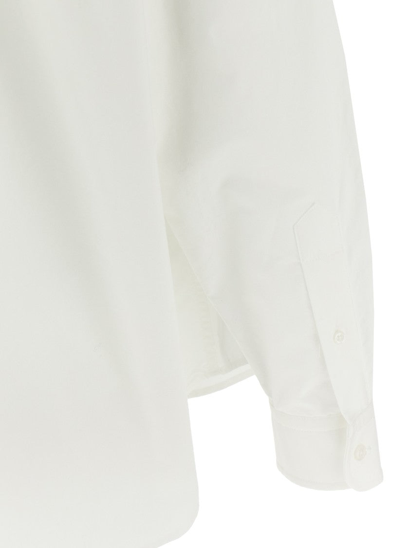 T By Alexander Wang White Oxford Cotton Boyfriend Shirt