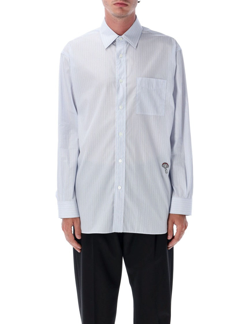 Bottega Veneta Stripe Cotton Poplin Shirt