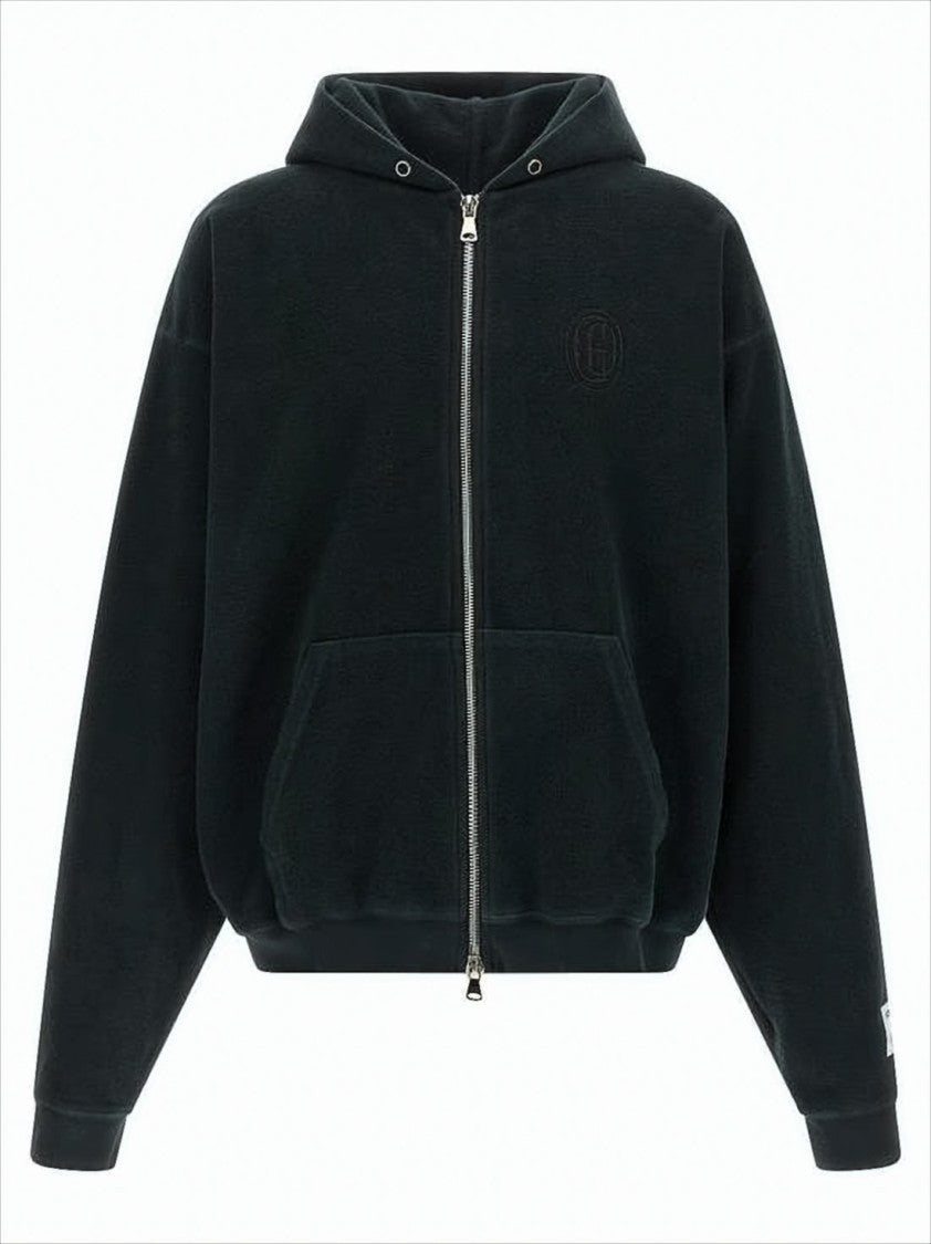 Gallery Dept. Embossed Logo Black Hoodie