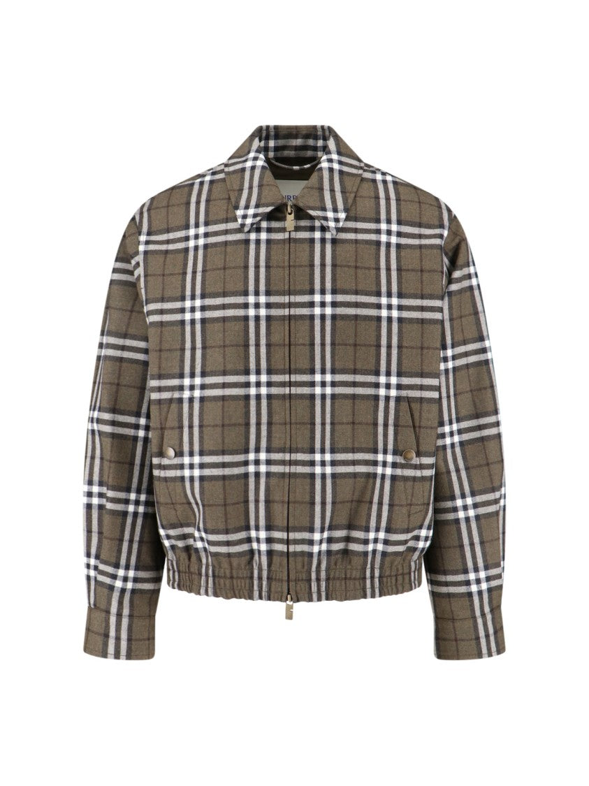 Burberry "Harrington" Bomber Jacket – Brown