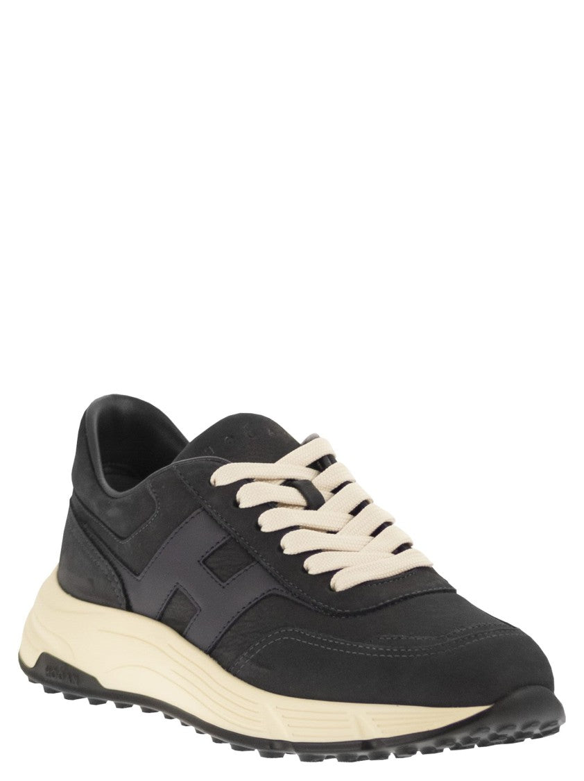 Hogan Fluid Shape Hyperlight Suede Trainers