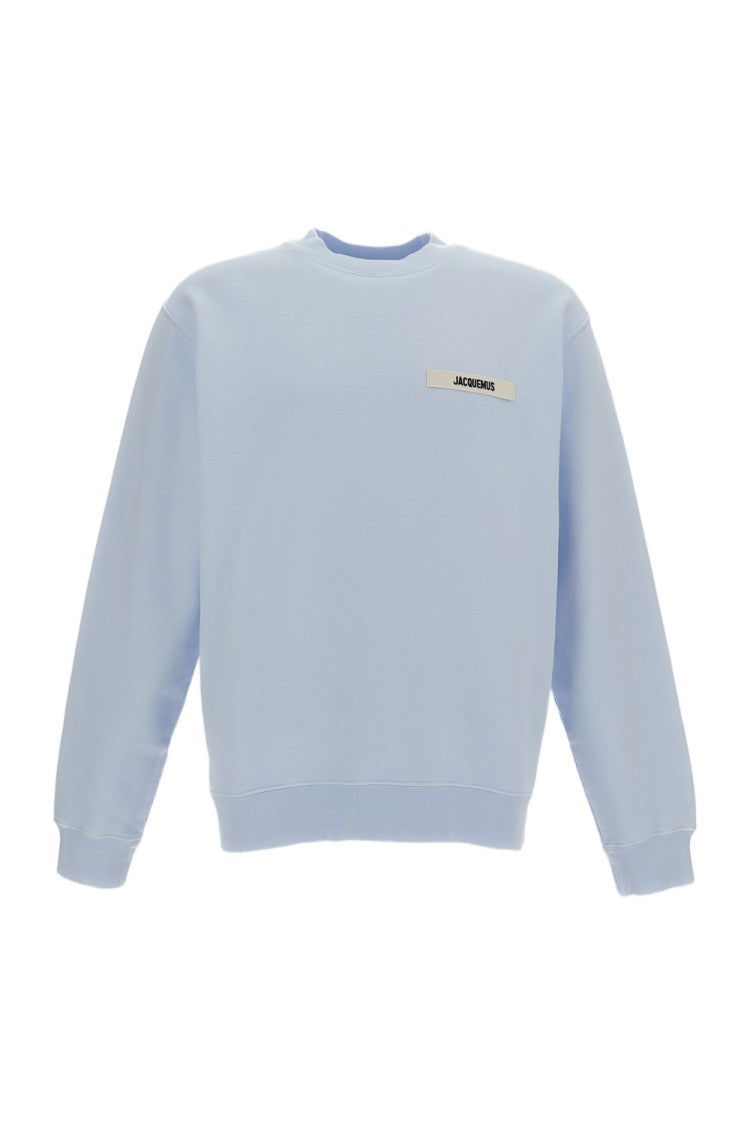 Jacquemus Light Blue The Gros Grain Sweatshirts