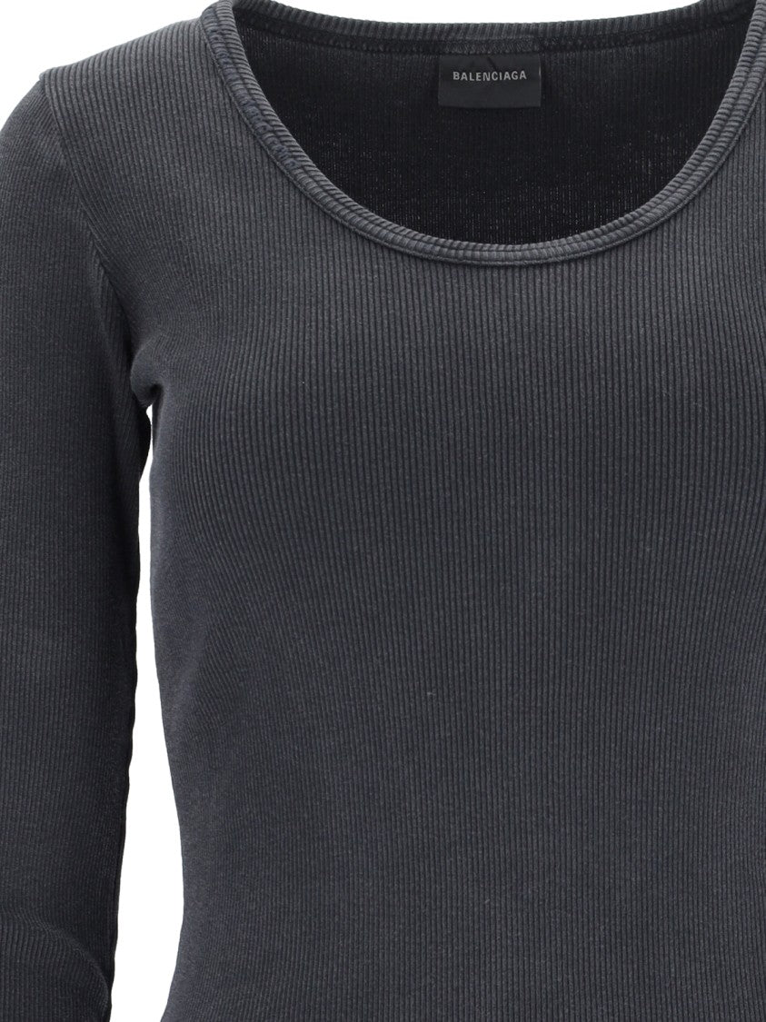 Balenciaga Maxi Lingerie Dress – Black