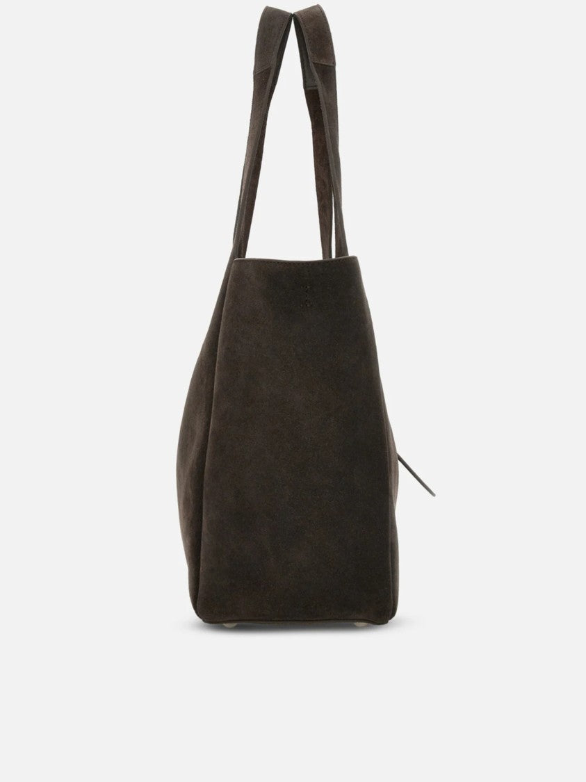 Hogan Brown Premium Soft Suede Tote Bag