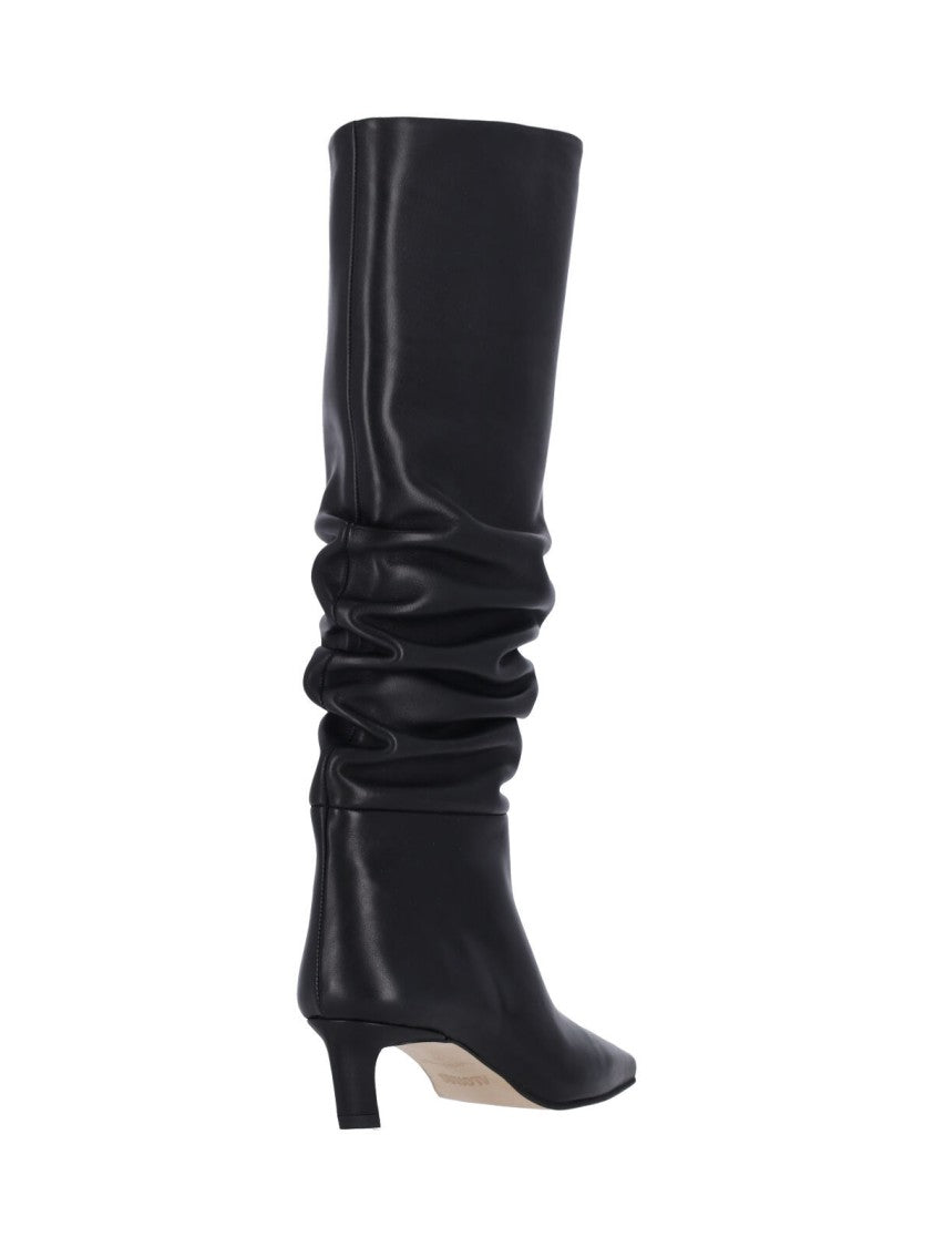Alohas Black Kalila Calf Leather Boots