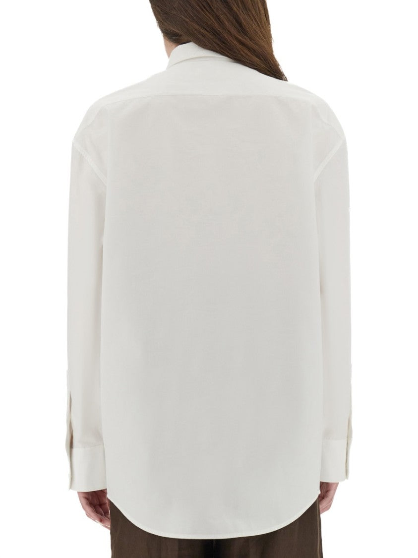 Saint Laurent Cassandre Cotton Poplin Shirt