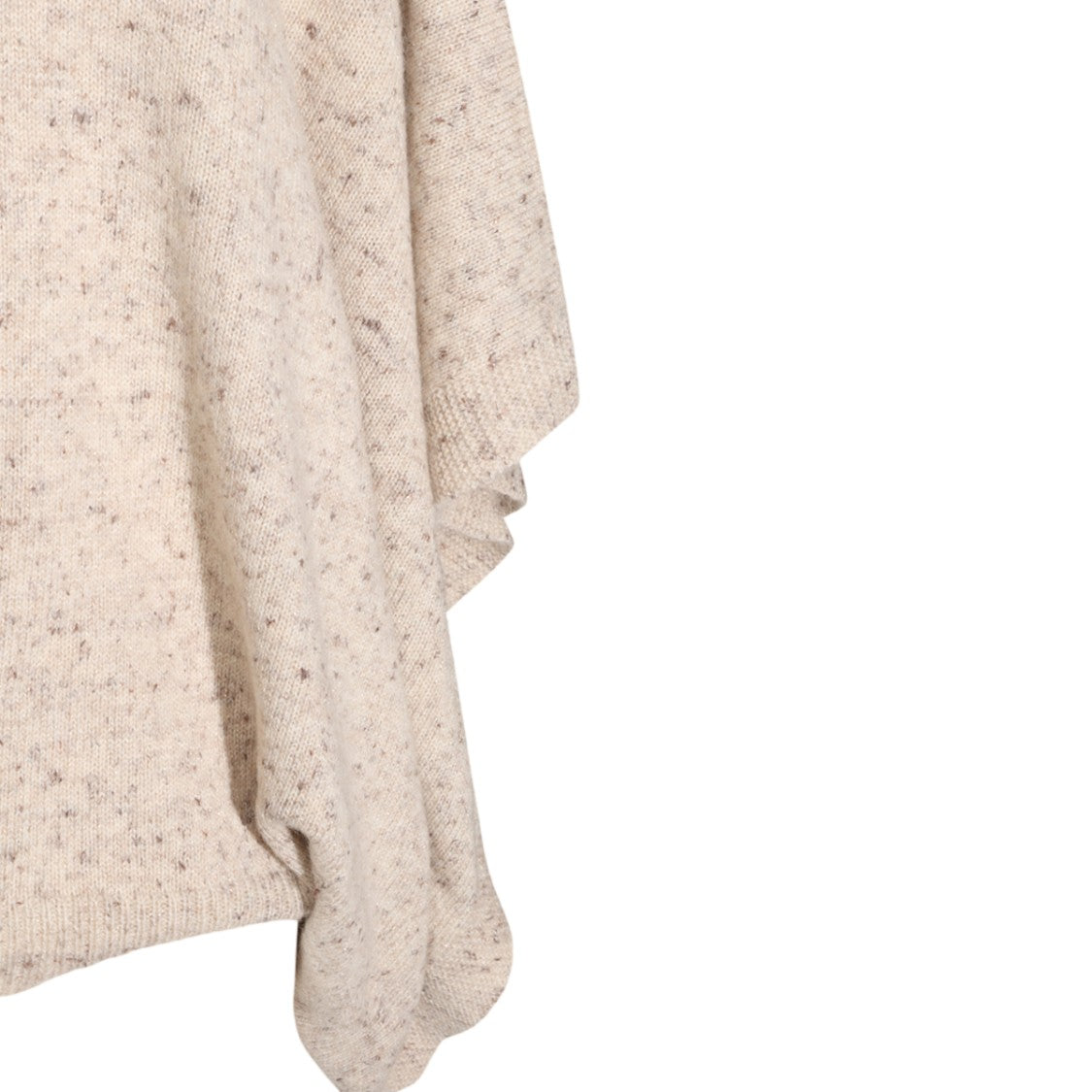 Fabiana Filippi Loose Turtleneck Poncho Jacket