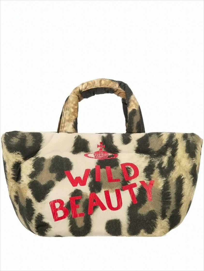 Vivienne Westwood Leopard Print Tote Bag With Padded Handles