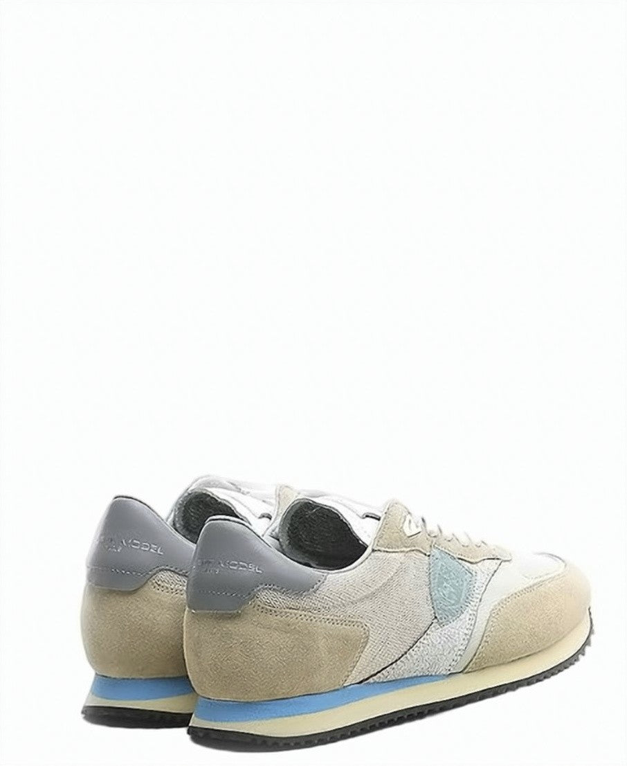 Philippe Model Bvlu Mesh Suede Running Sneakers