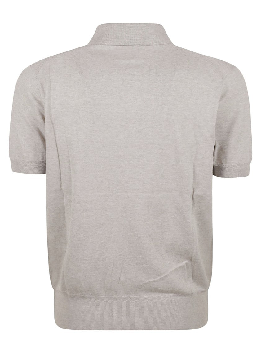 Tom Ford Fitted Grey Polo Shirt