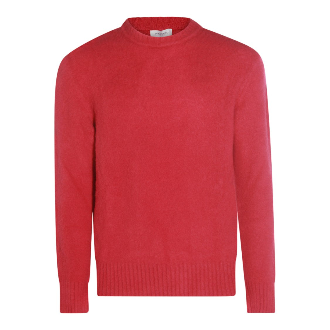 Piacenza Cashmere Classic Crew Neck Sweater In Red