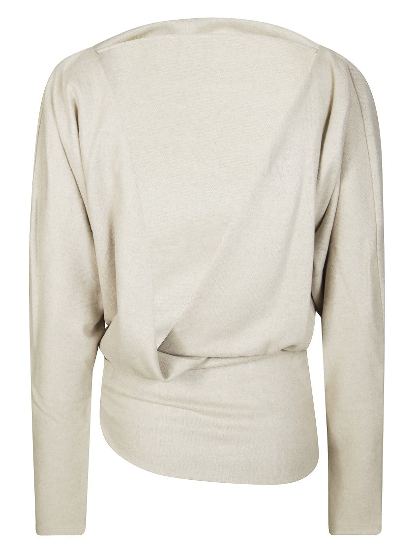 The Andamane Long-Sleeved Asymmetrical Top