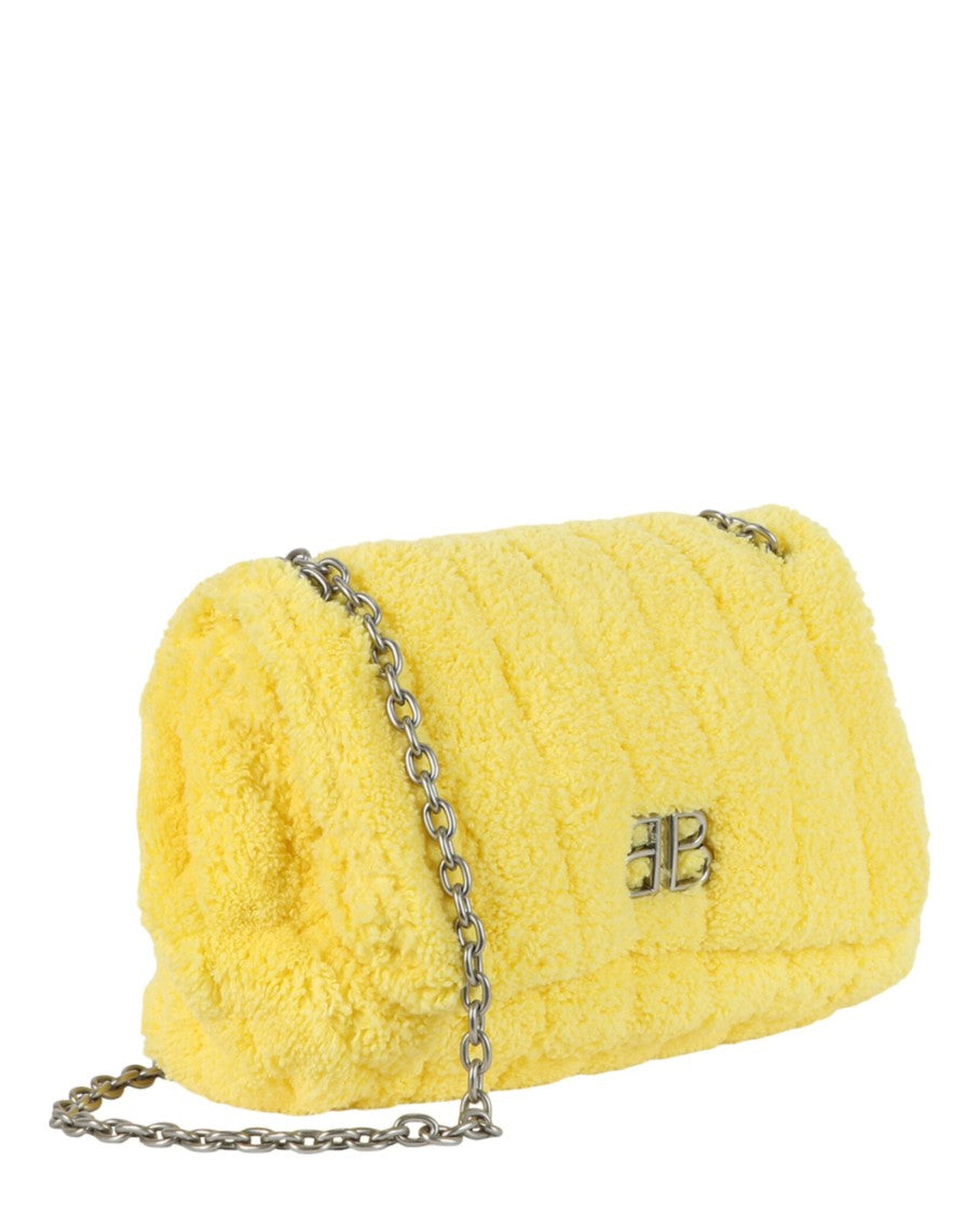 Balenciaga Monaco Mini Bag In Quilted Towel Fabric