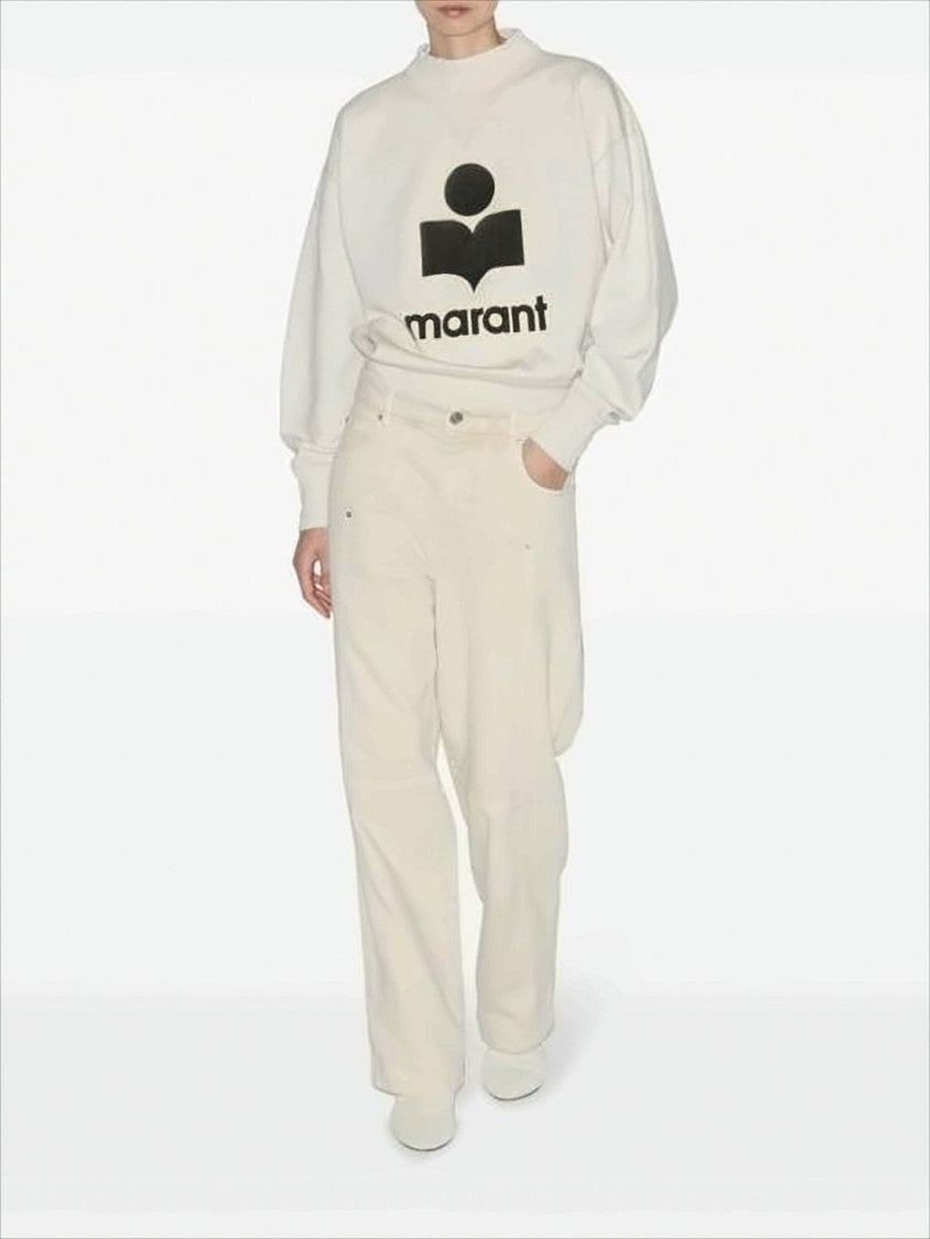 Isabel Marant Relaxed Fit Long-Sleeve Sweatshirt With Graphic Logo